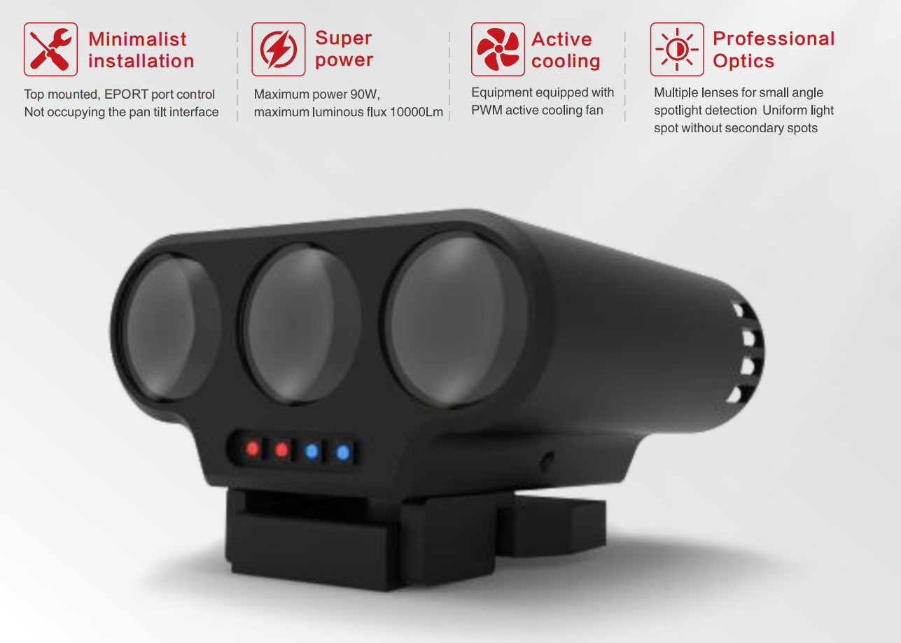 MLA-60 Airborne Colorful Warning Light Compatible for M30 & M350 & M300 drone