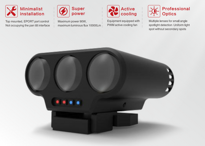 MLA-60 Airborne Colorful Warning Light Compatible for M30 & M350 & M300 drone