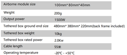 TE30 power supply system for DJI M30 Series drone