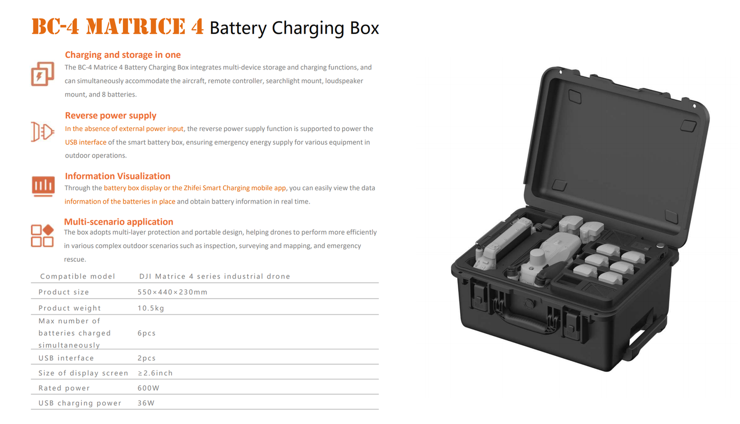 DJI M4 Drone Battery Charging Box BC-M4